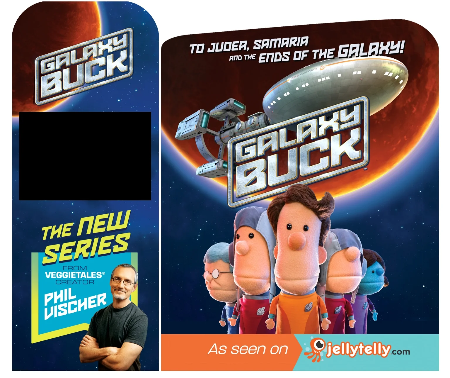 Illustration artwork with graphics/final package cover for What's in the Bible? episode 9.