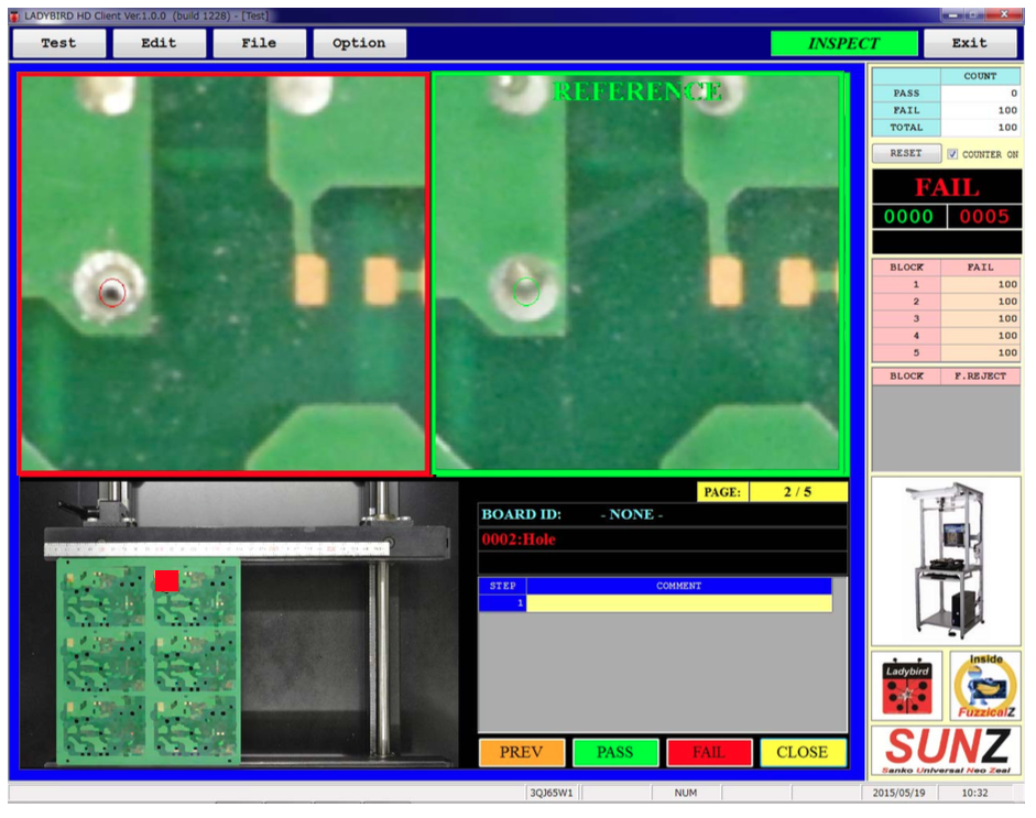 Pin Hole Detection