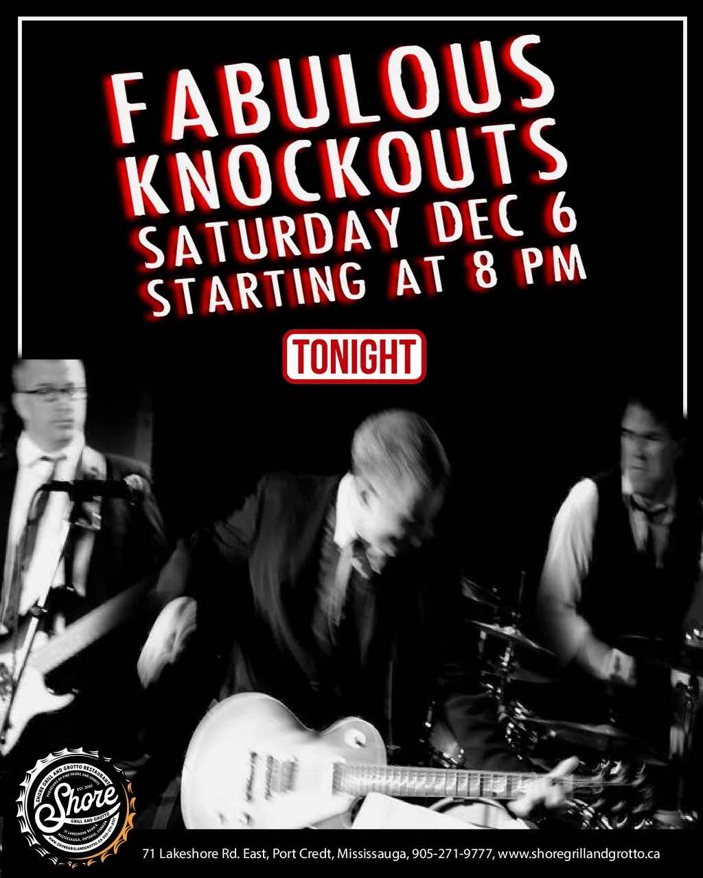 🎶 Join us tonight at Shore Grill and Grotto for the incredible talents of The Fabulous Knockouts! 🍽️ Don&rsquo;t miss our delicious Lamb Shank special. Celebrate the holiday weekend with great food, music, and friends. 🎁 Gift cards on sale now &md