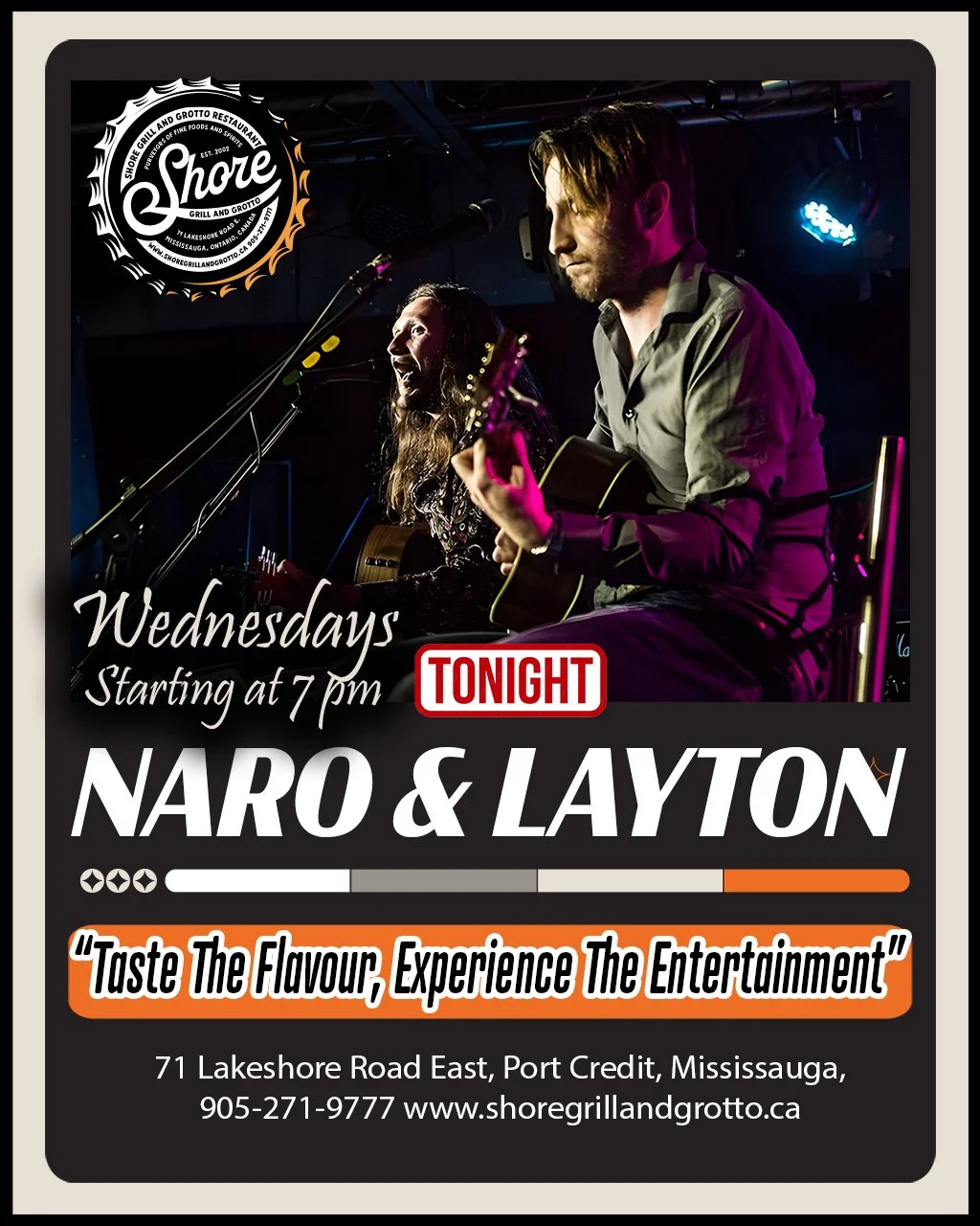 🎶 Midweek vibes are calling at Shore Grill and Grotto! 🎶
Join us tonight for the incredible talents of Naro and Layton and turn your midweek into a night out worth remembering. 🍽️🎤
✨ Great food.
✨ Great times.
✨ Live entertainment 6 nights a week