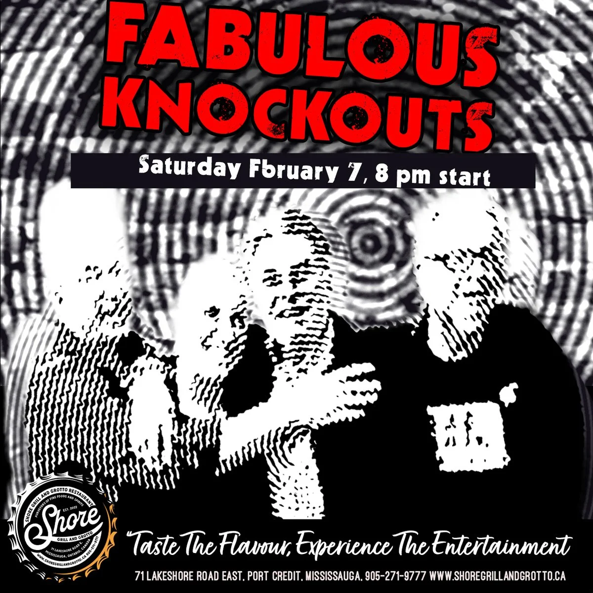 🎶 TONIGHT at Shore Grill and Grotto! 🎶
Join us for The Fabulous Knockouts live tonight!
Break out of the cold and step into a hot night of great music, amazing food, and ice-cold drinks. 🍔🍹🎸
Whether you&rsquo;re here for dinner, drinks, or danci