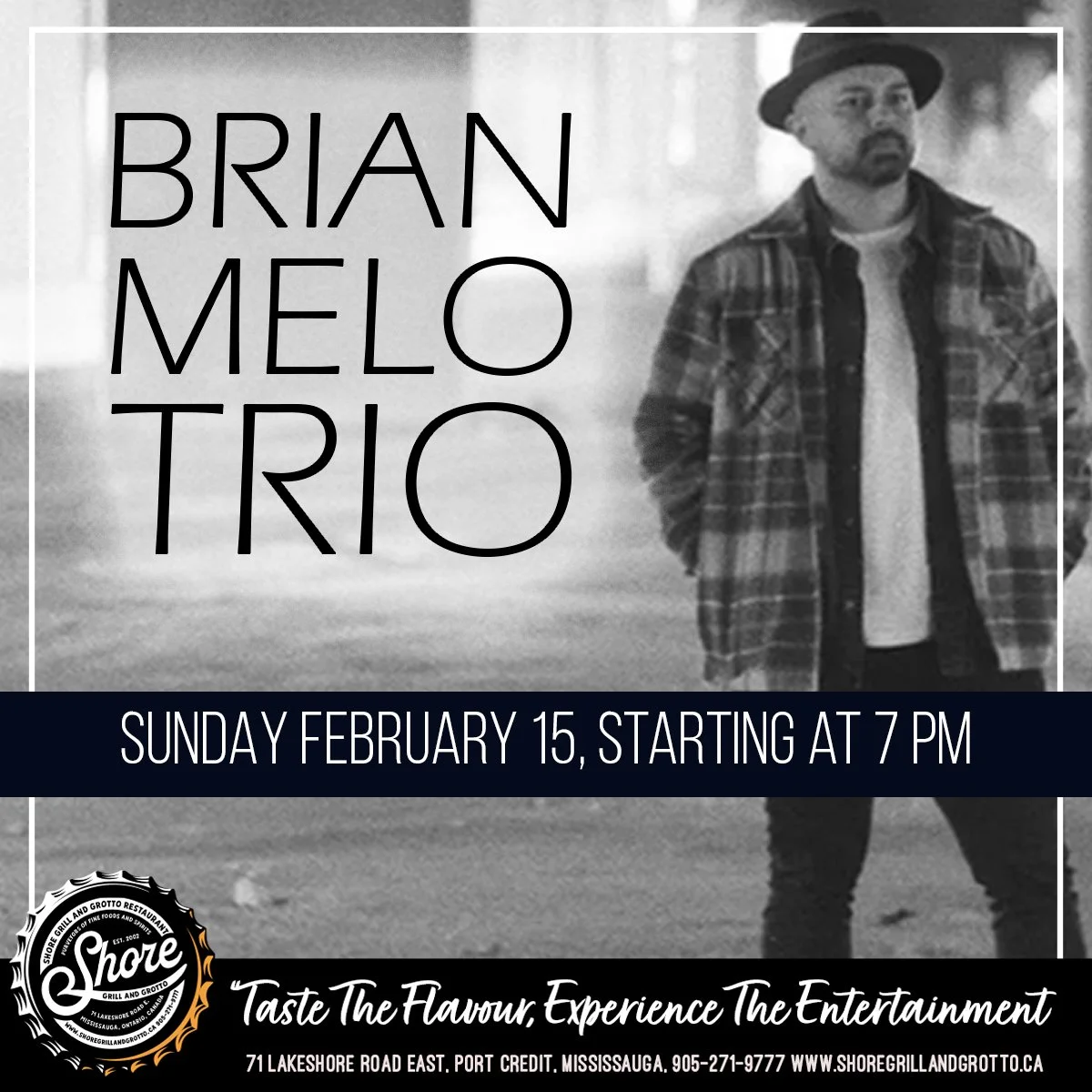🎶✨ Join Us Tonight at Shore Grill and Grotto! ✨🎶
Looking for the perfect way to spend your evening? Come out and enjoy the smooth sounds of the Brian Melo Trio in a relaxed, welcoming atmosphere. It&rsquo;s the perfect excuse to celebrate a happy b