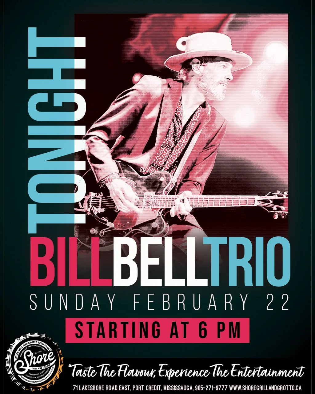 Join us for an unforgettable evening of live entertainment with the Bill Bell Trio.
With more than 35 years in the music industry, Bill Bell has built an impressive career touring and recording alongside acclaimed artists such as Jason Mraz, Tom Coch