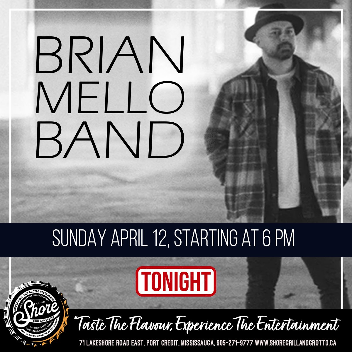 🎶✨ Sunday nights just got even better at Shore Grill and Grotto! ✨🍽️
Join us tonight for an unforgettable evening with Brian Melo bringing the vibes live starting at 6 PM 🎤🔥
Pair the music with something delicious from our brand new spring menu &