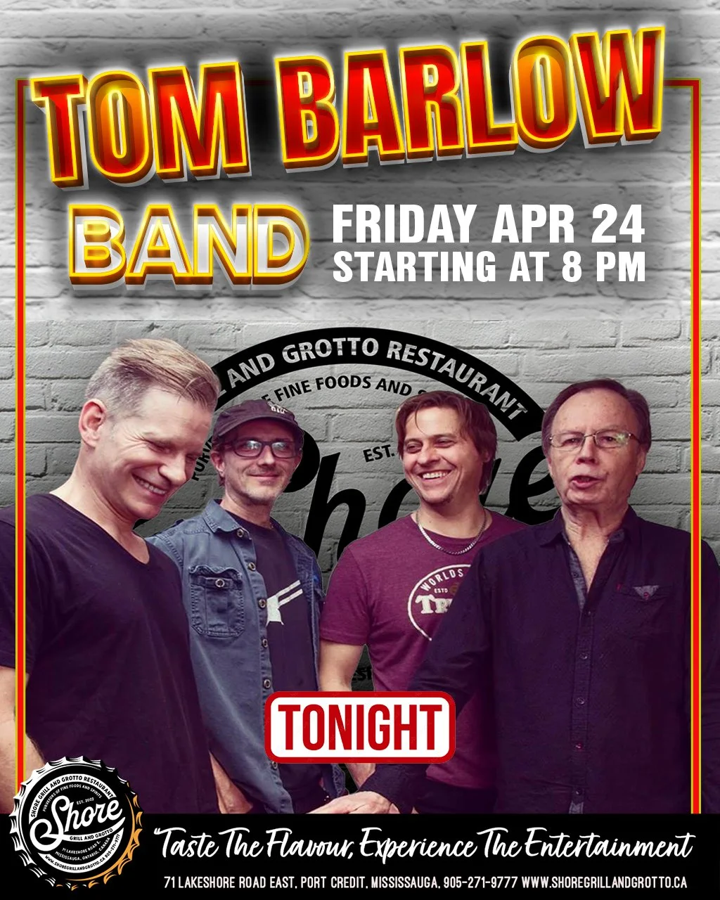 The Tom Barlow Band continues to make waves in Mississauga with their signature high-energy rock sound, now boosted by the buzz around Barlow&rsquo;s latest &ldquo;Supersonic Quadraphonic&rdquo; release and new video&mdash;bringing fresh visuals and 
