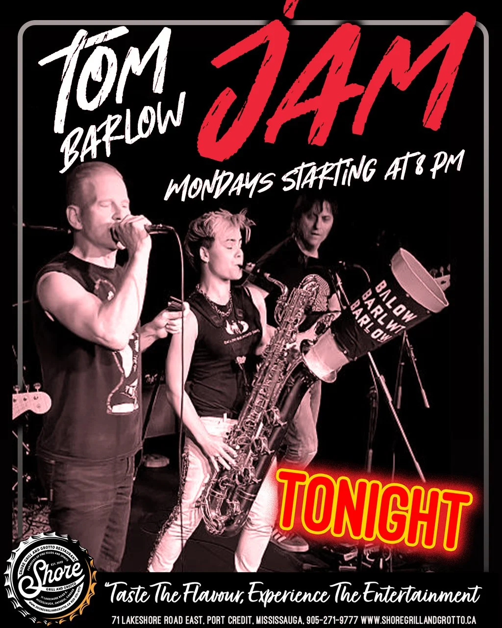 🎶✨ TONIGHT at Shore Grill &amp; Grotto ✨🎶
Join us for The Tom Barlow Jam &mdash; a Port Credit tradition that&rsquo;s been bringing the vibes for over 20 years! 🎸🔥
With the weather hitting the 20s this evening, it&rsquo;s the perfect night to soa