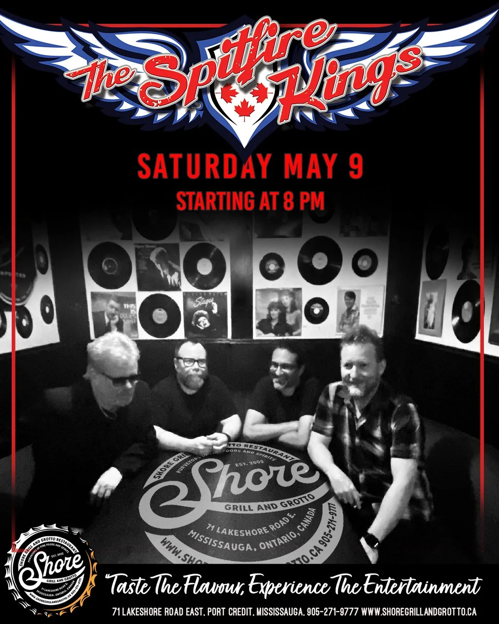 ☀️ It&rsquo;s a beautiful Saturday in Port Credit and the perfect day to get out and enjoy the town!

Join us tonight at Shore Grill and Grotto for an unforgettable evening featuring LIVE entertainment from 🎸 The Spitfire Kings!

🔥 Our FRONT PATIO 