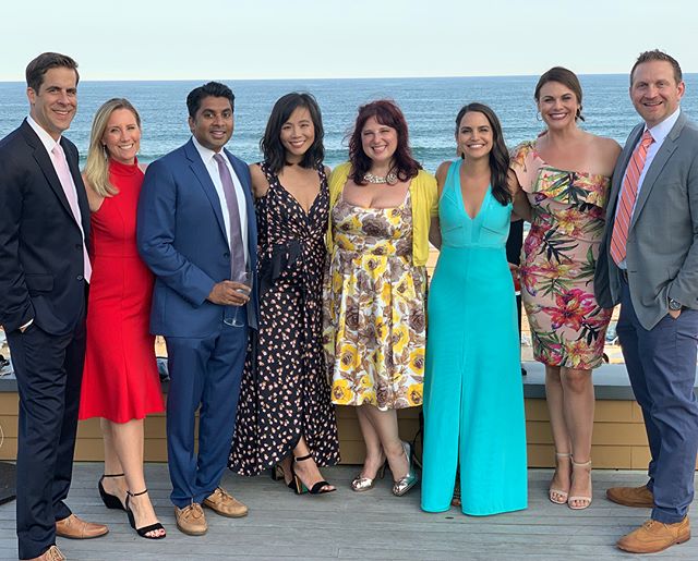 Reconnecting with my NYC news peeps at Alice and John&rsquo;s Wedding #ajweekendatgurneys