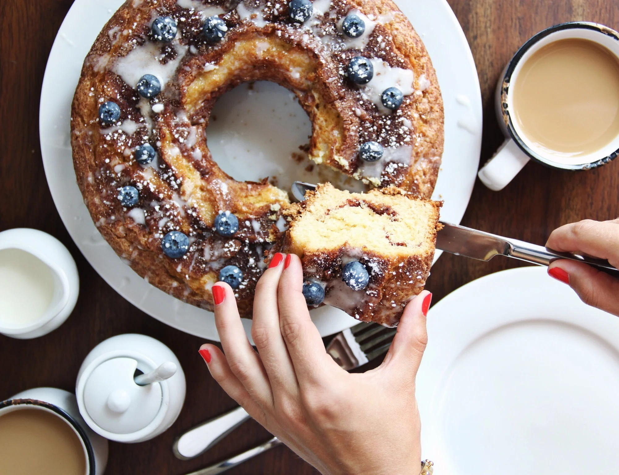 Cinnamon sugar coffee cake