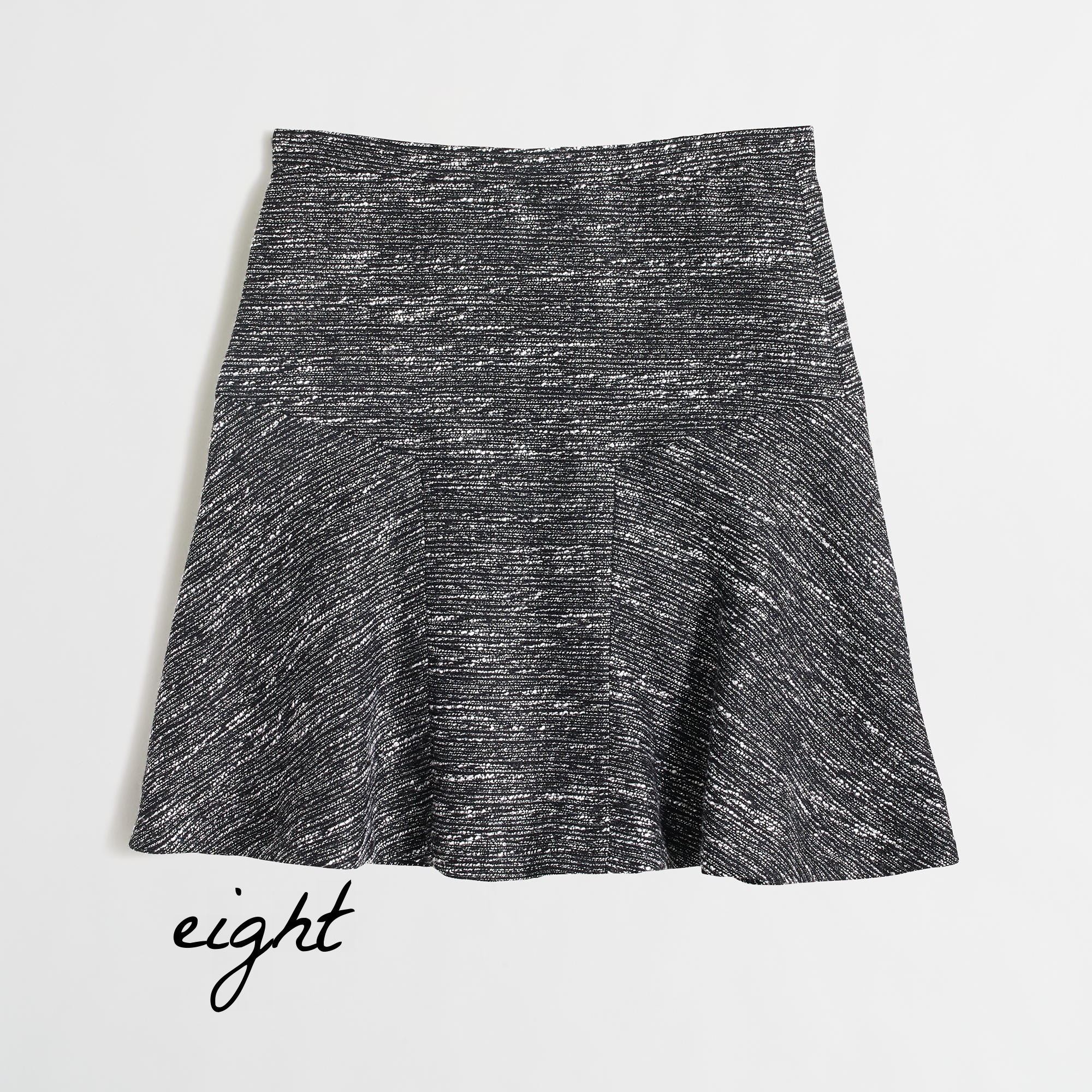 Flared skirt in tweed - J.Crew Factory