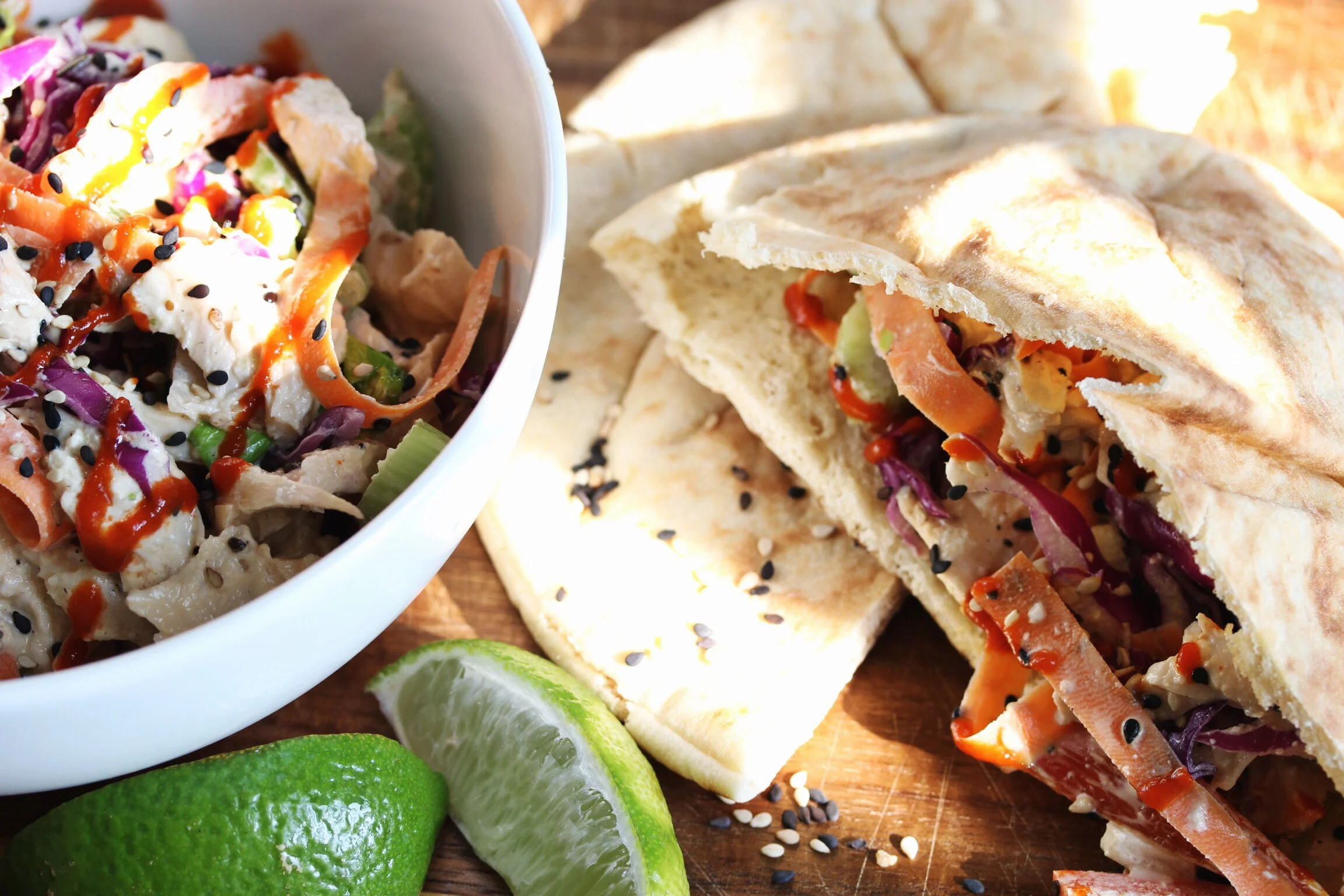 Asian sesame chicken salad