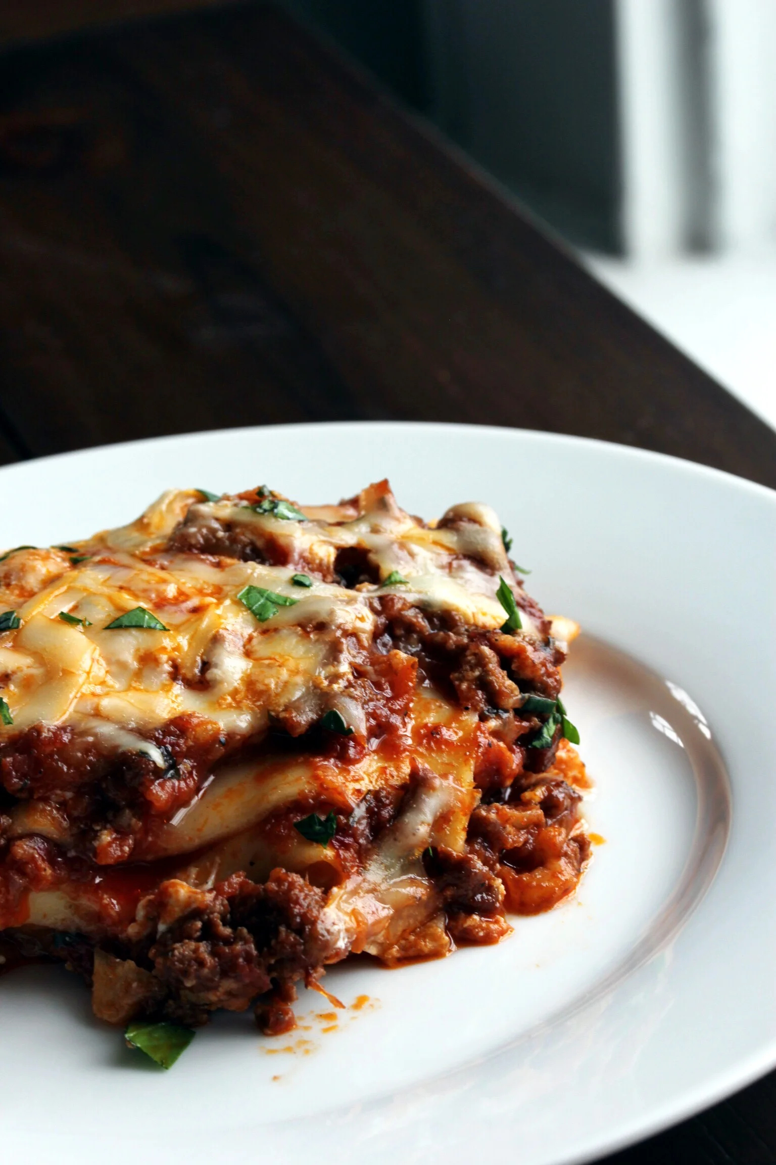 Jon's four-cheese lasagna