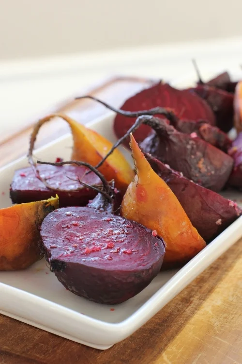 Salt-roasted beets