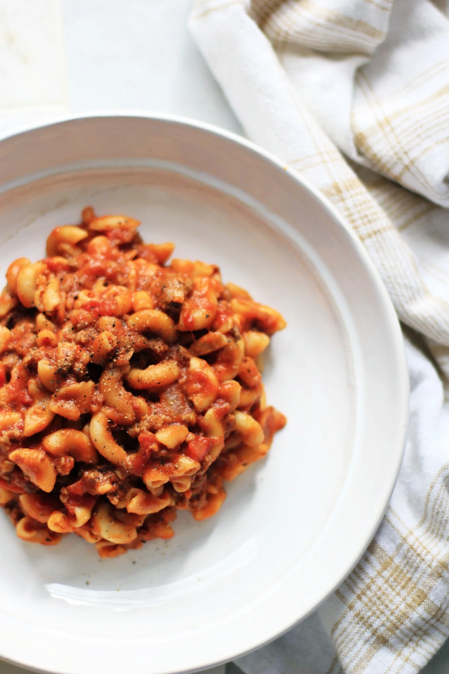 American Goulash With Italian Sausage The Pastiche