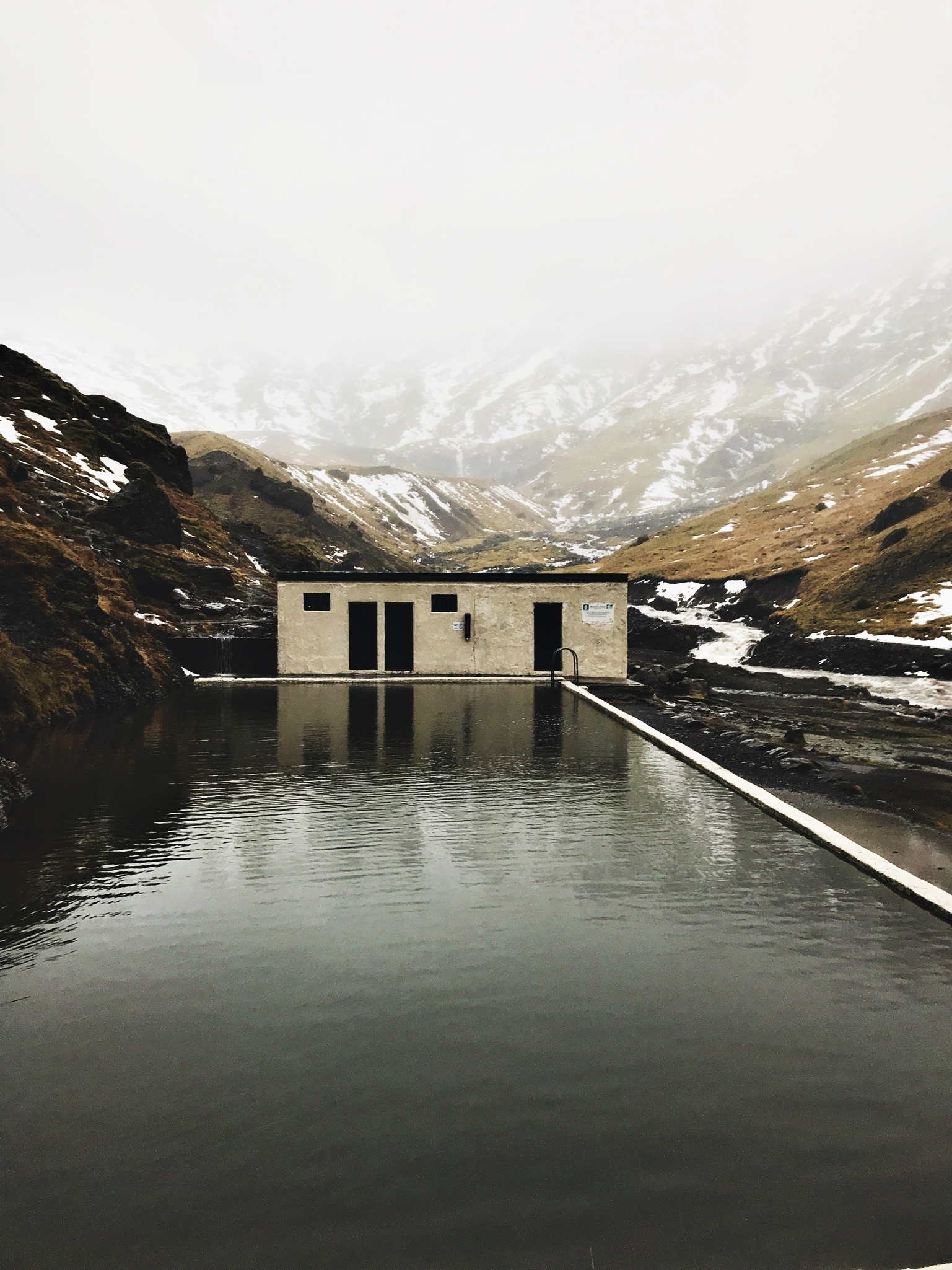 Seljavallalaug hot spring swimming pool