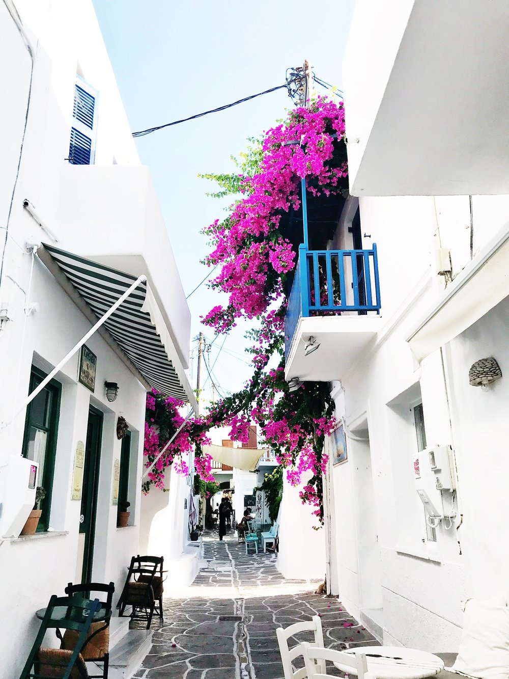 Looking up in Naousa