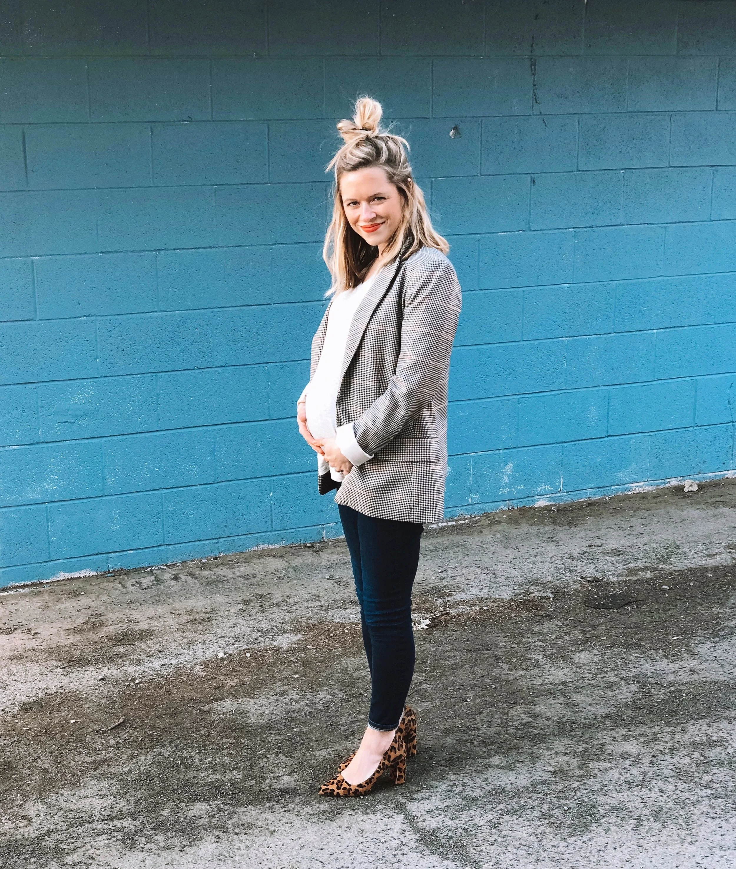 Classic blazer and jeans combo // what i wore