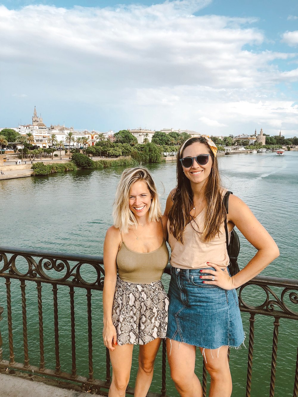 Crossing the river from Triana