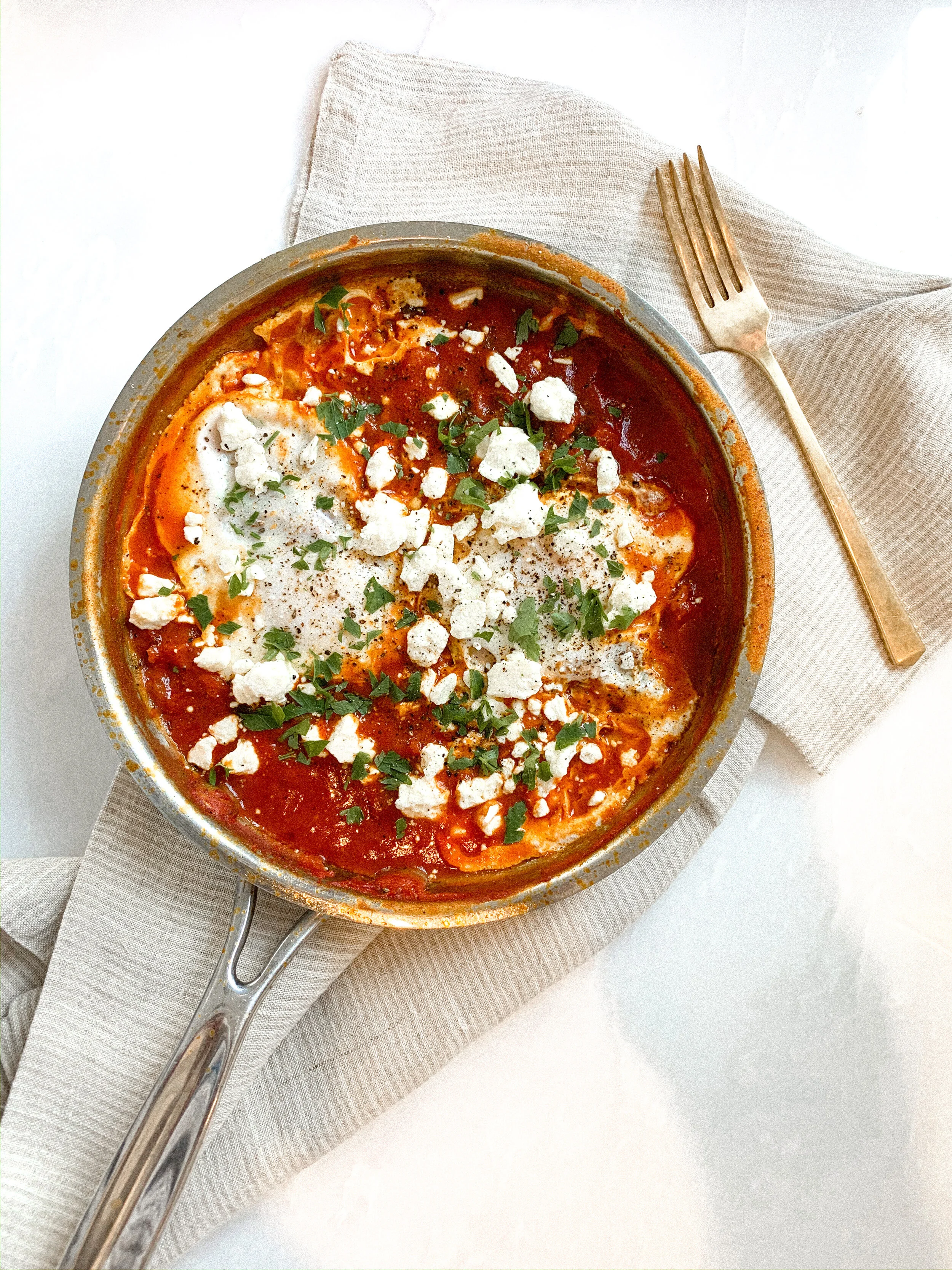 Shakshuka with what you already have
