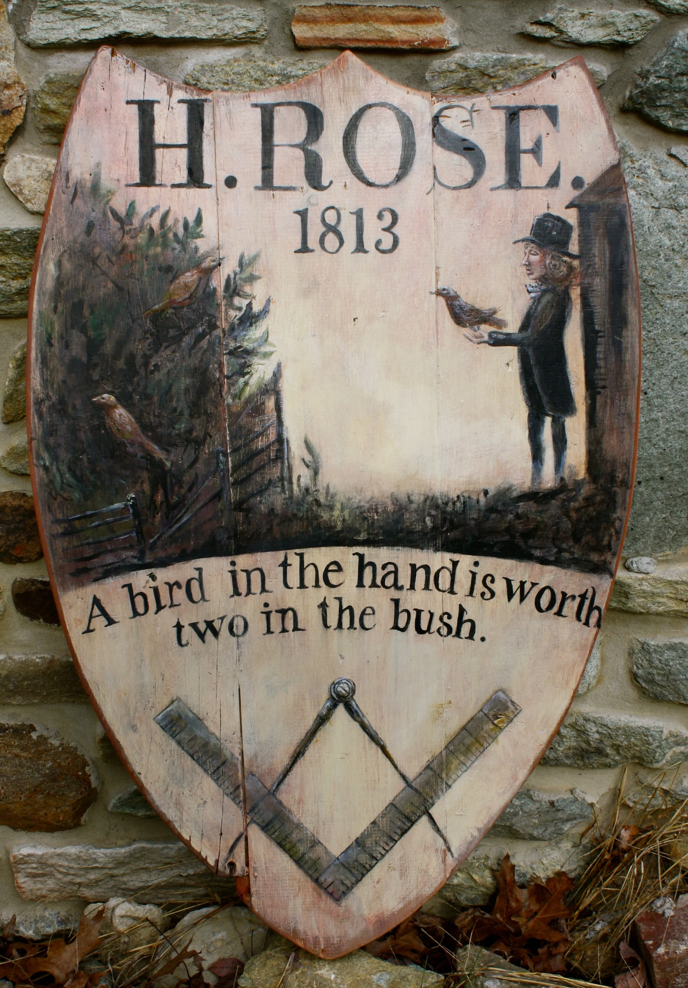 Sign for Rose's Inn, c.1813_v1