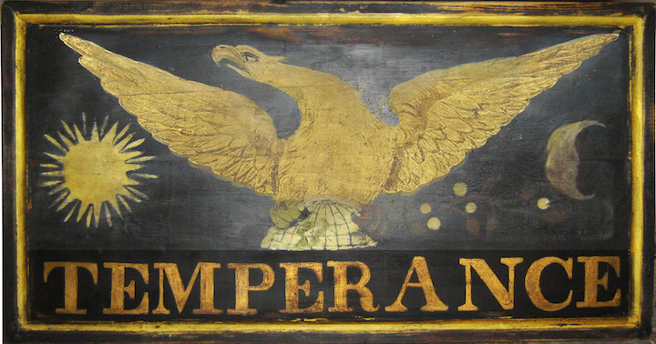 Sign for the Temperance Hotel, c. 1826-42 (Side 2) ex1