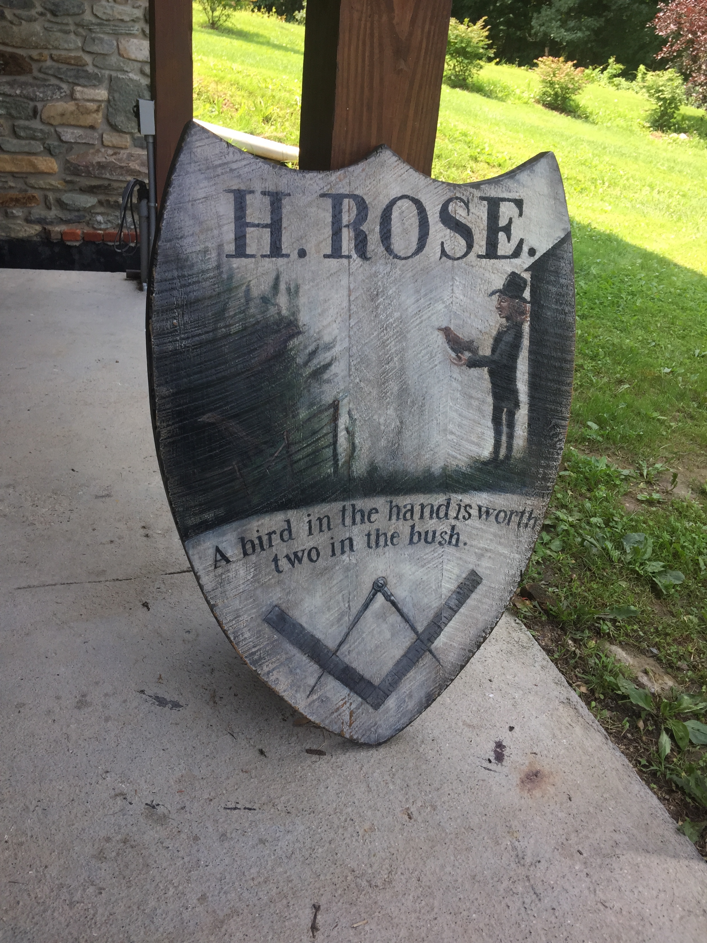 Sign for Rose's Inn, c.1813_v2
