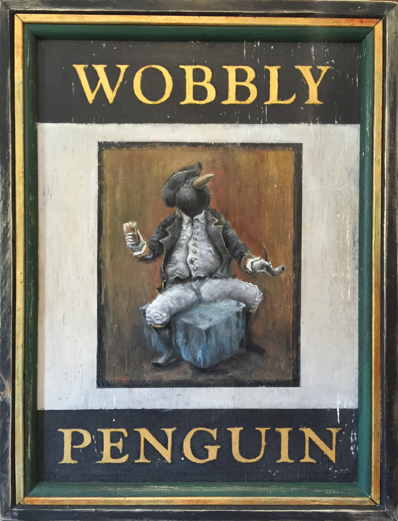 The Wobbly Penguin (front side)