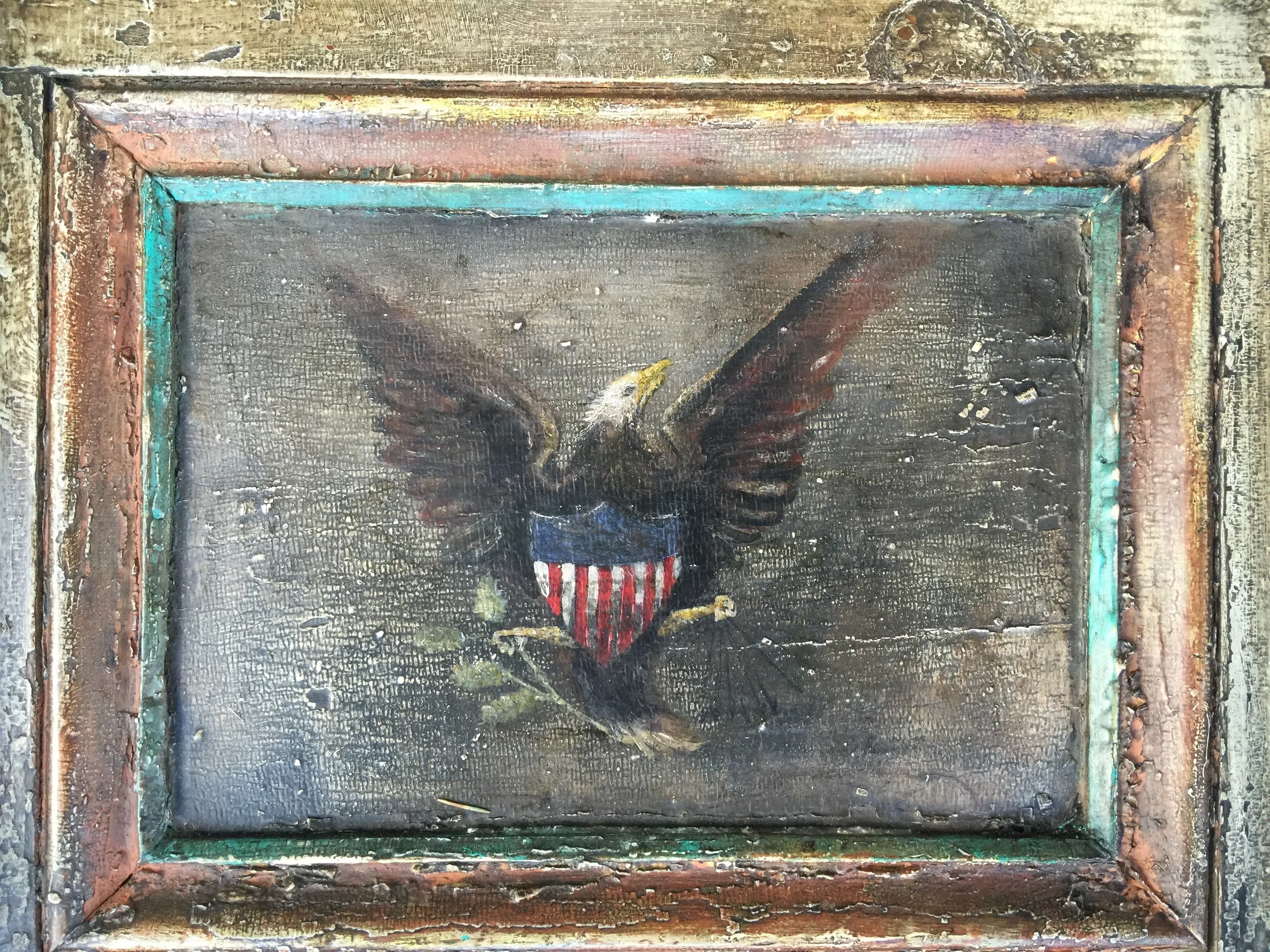 Sign of the Eagle Tavern (panel) - detail