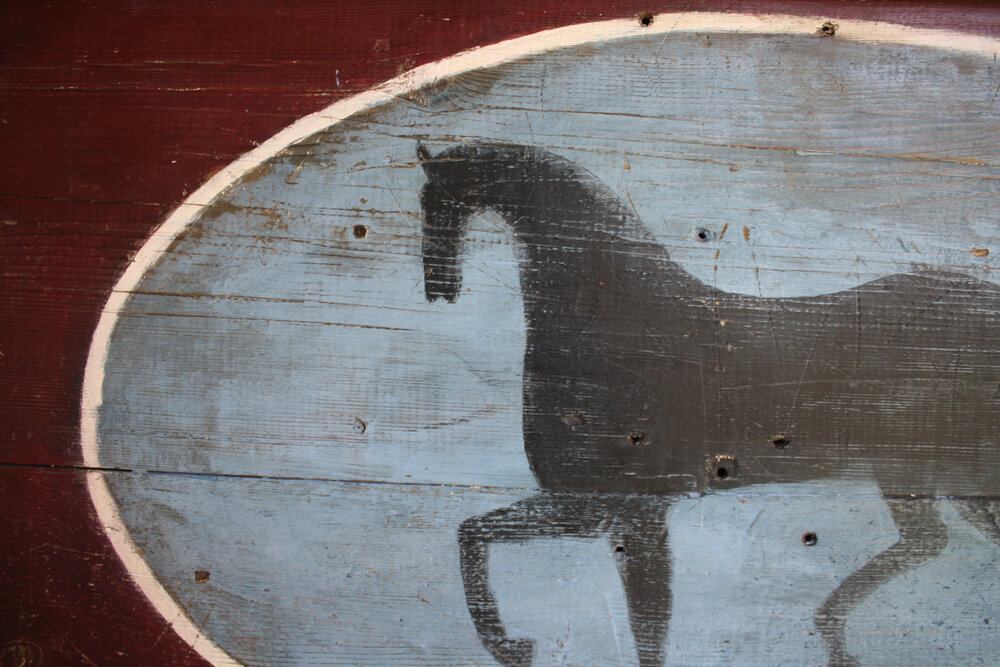 colonial american sign company_custom painted horse sign_detail.jpeg