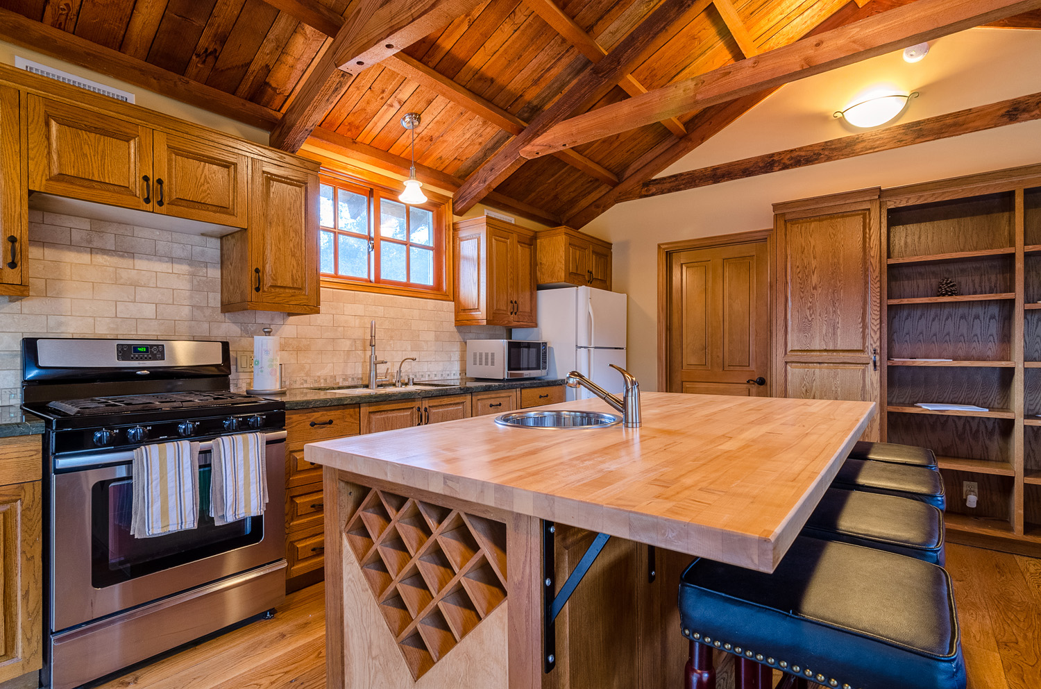 Upstairs Suite Kitchen & Living Room