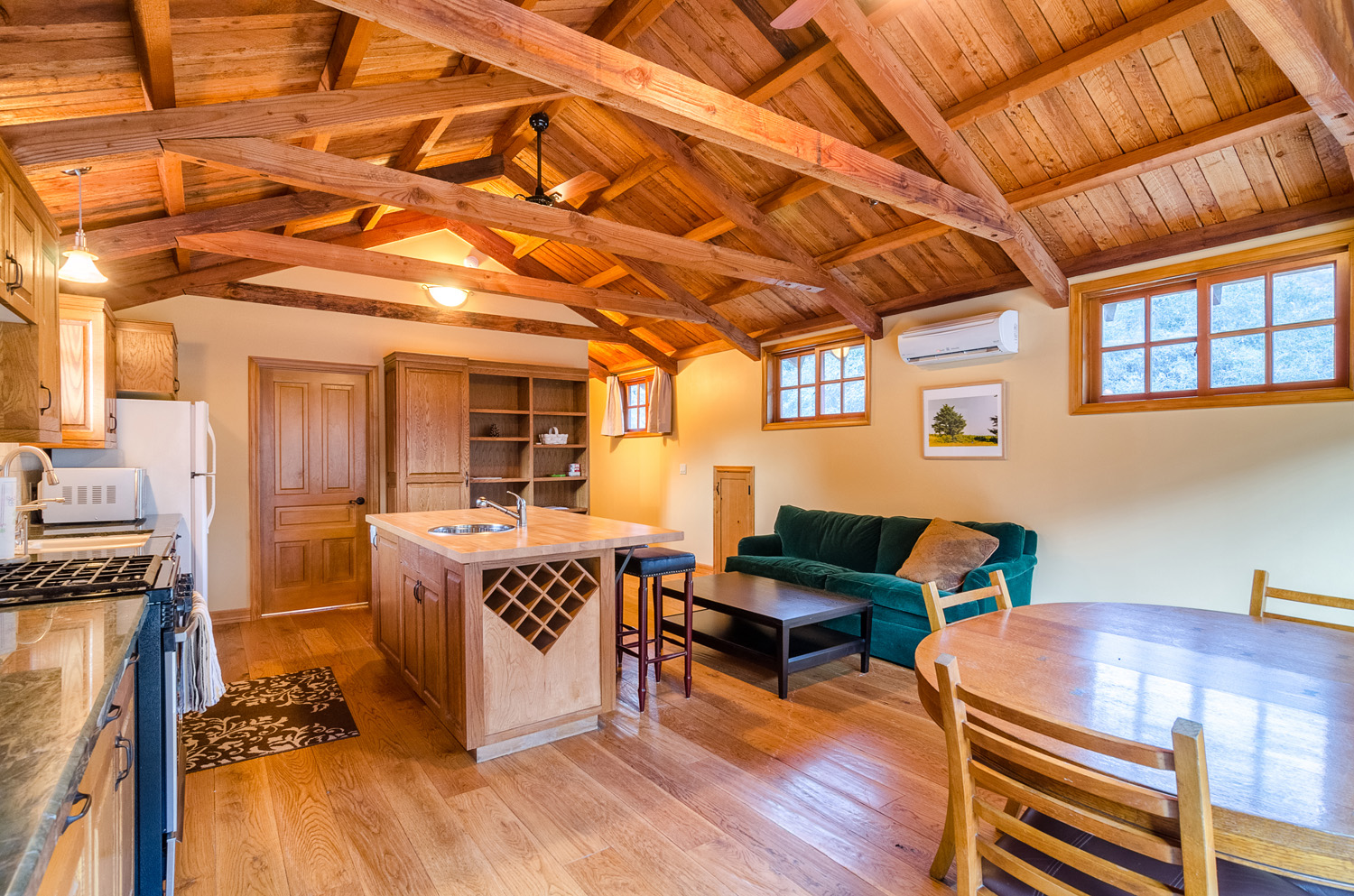 Upstairs Suite Kitchen & Living Room