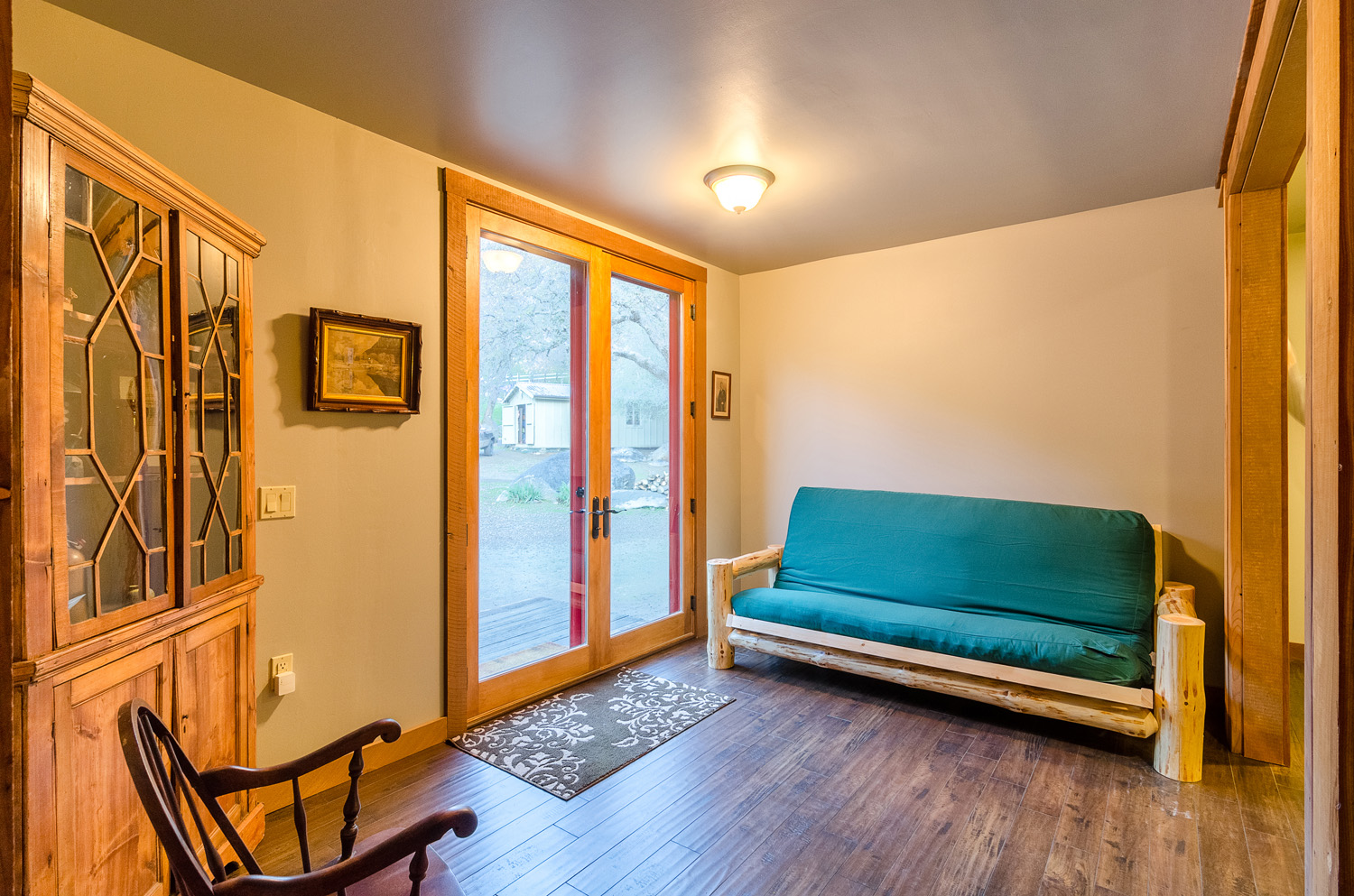 Queen Futon Fold-Out Couch Downstairs