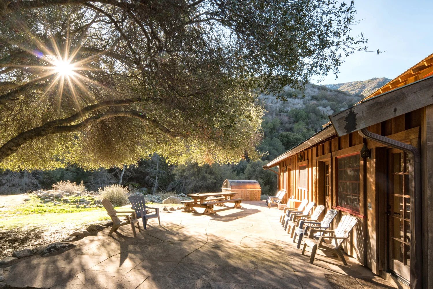 The Barn House Patio with BBQ