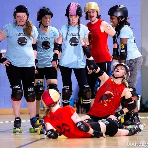 Despite spending much of the game reclining, the Bad Omens still romped to victory; photo courtesy of Dave McAleavy boutday.com .