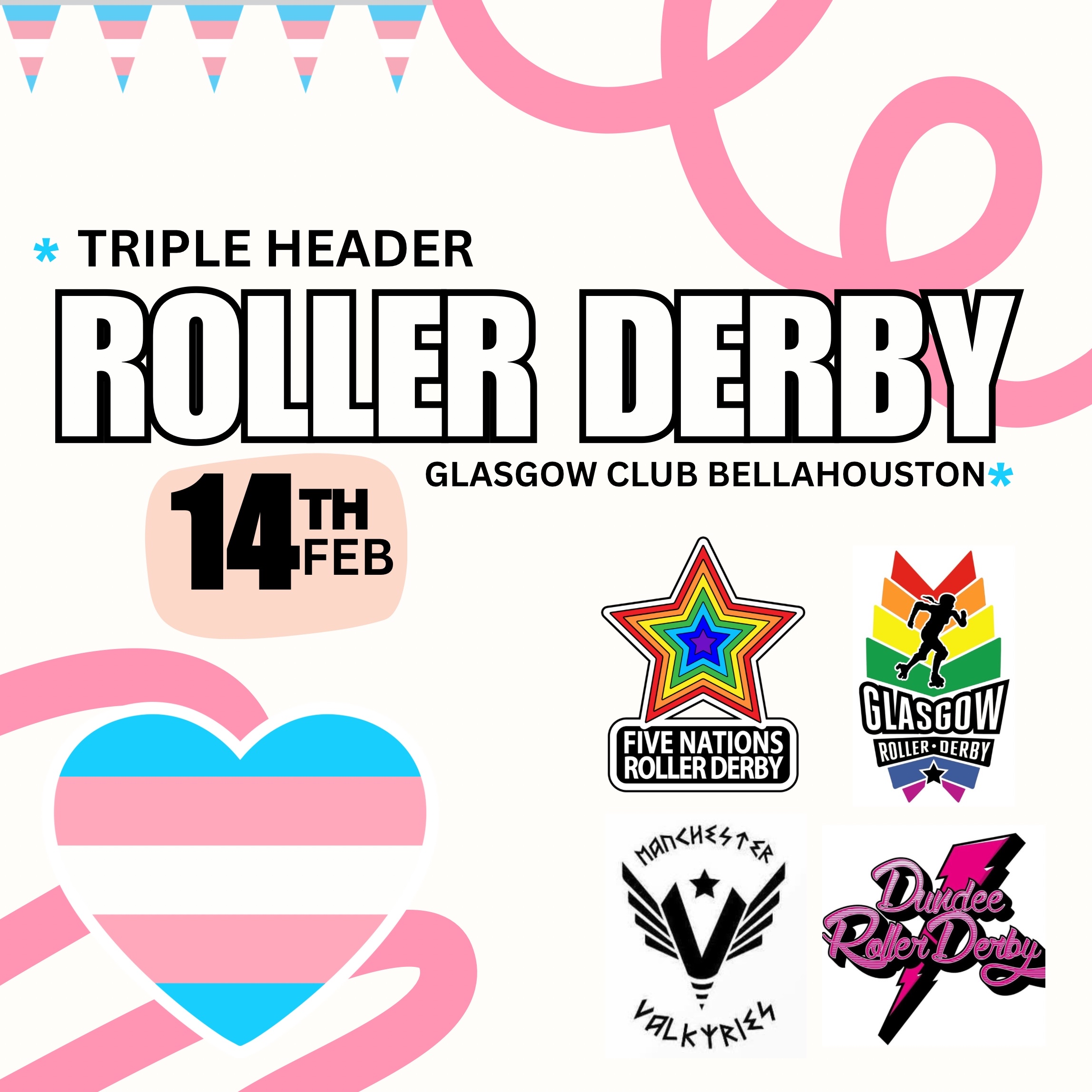 Glasgow Roller Derby: Triple Header - Love on Wheels