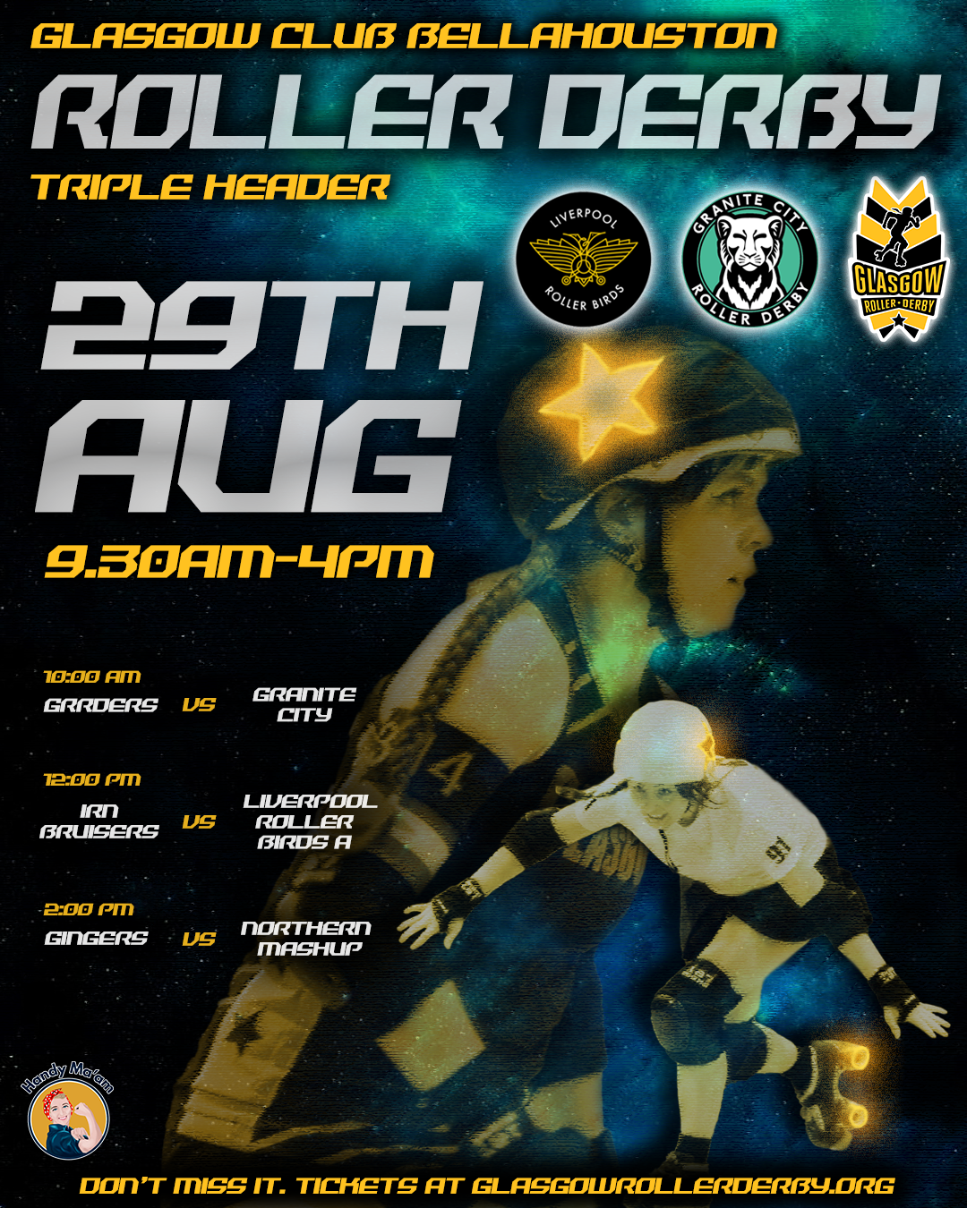 Triple Header: Bruisers - Grrders - Gingers