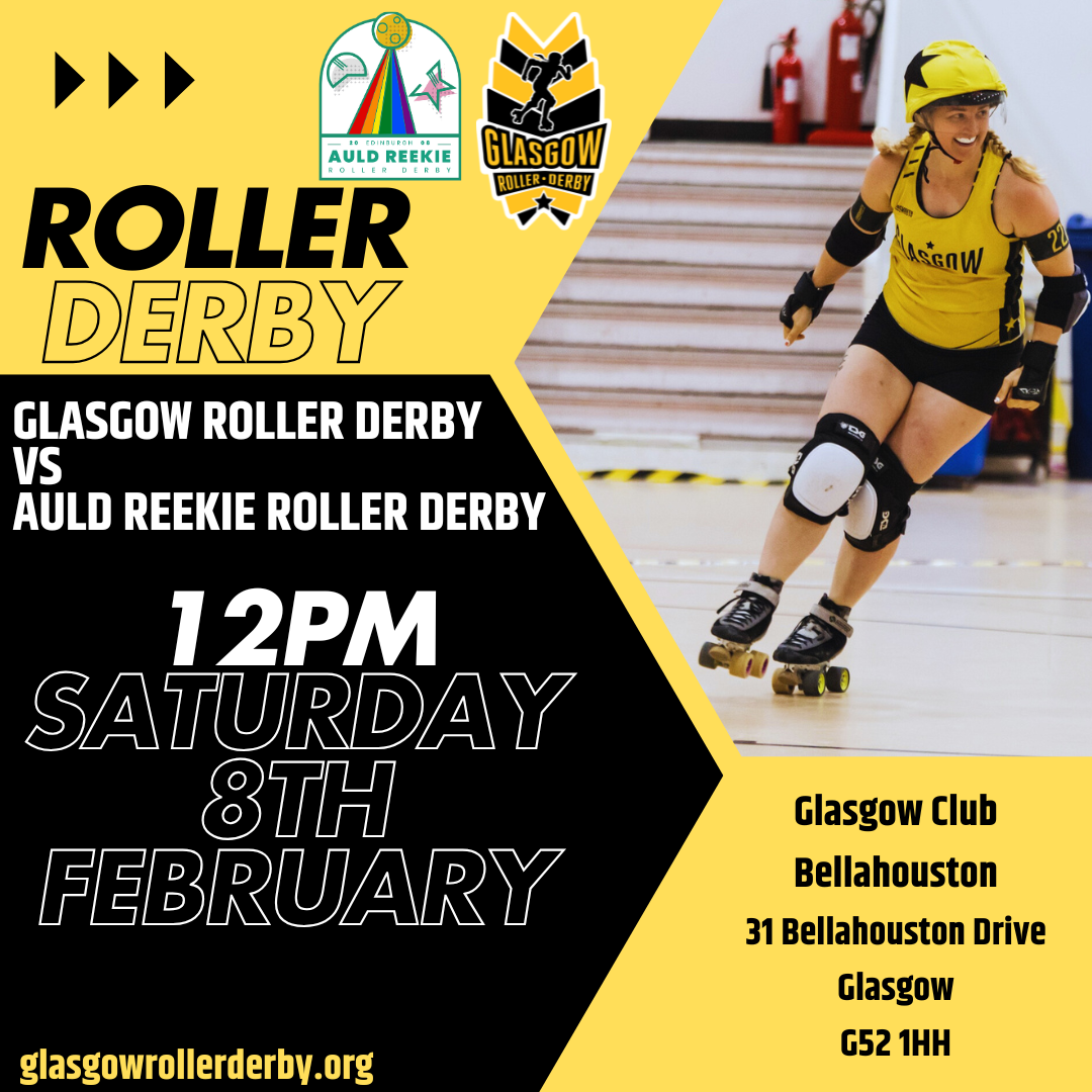 Glasgow Roller Derby A/B vs Auld Reekie Roller Derby B/C