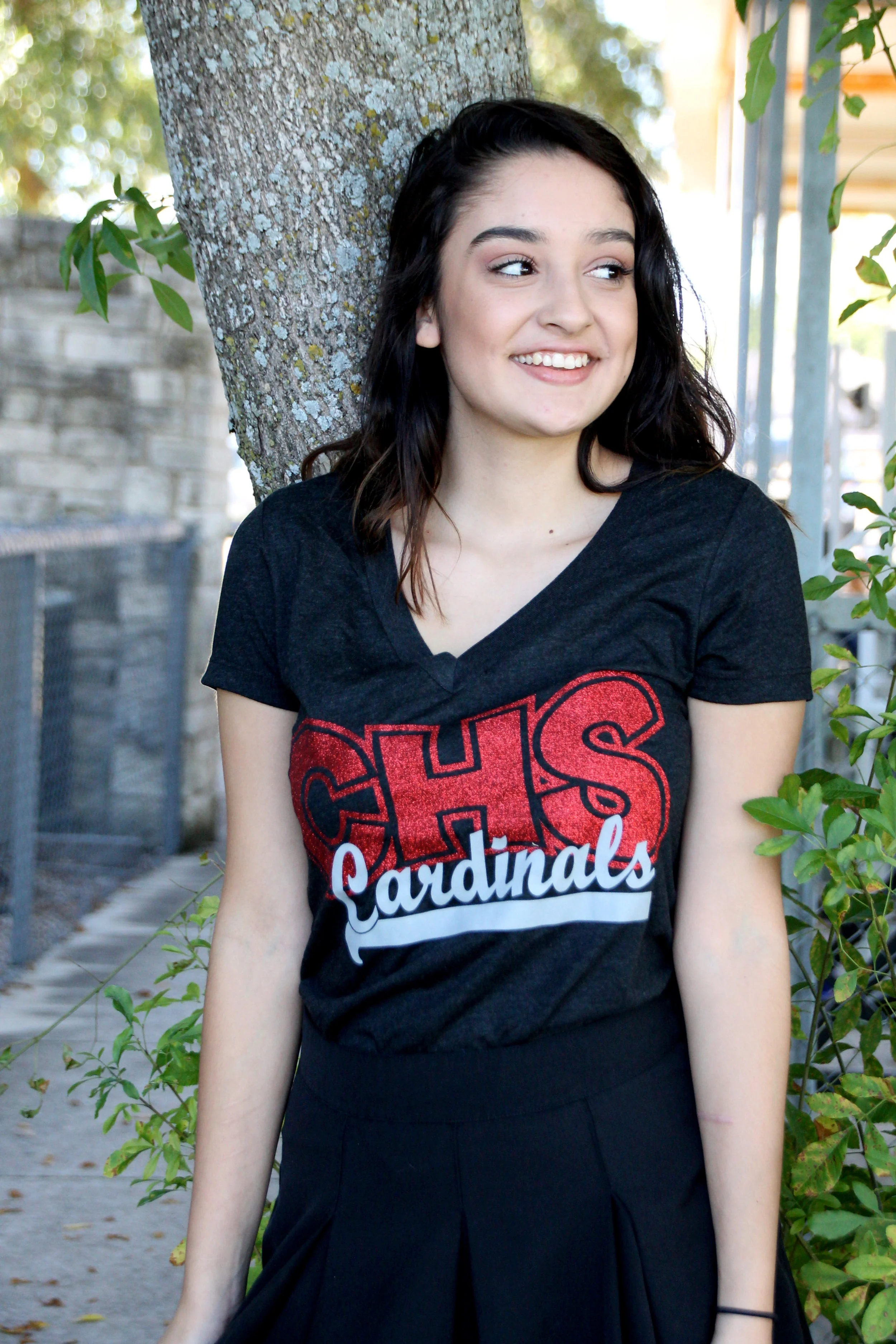 CHS Glitter V-Neck