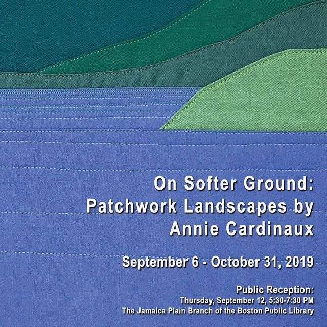 In JP?  Don&rsquo;t forget to check out the current exhibit, featuring the work of artist, @annieloutoyou at the JP Public Library of the @bplboston !  Exhibit is generally sponsored by the @jplibraryfriends ! 
The work will be on extended view throu