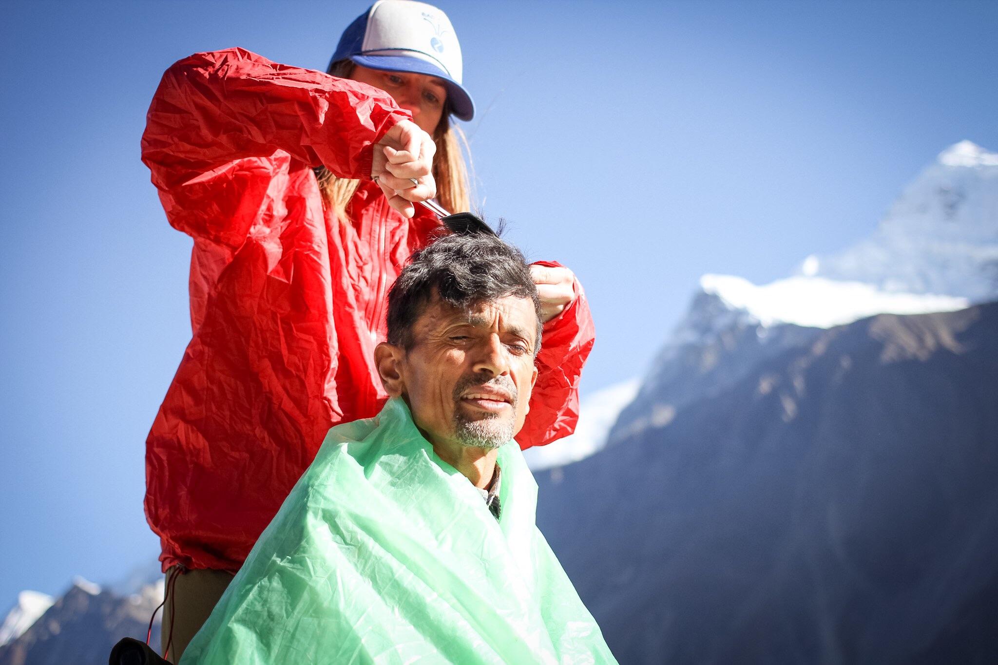 Rachel, the Nepali hairdresser