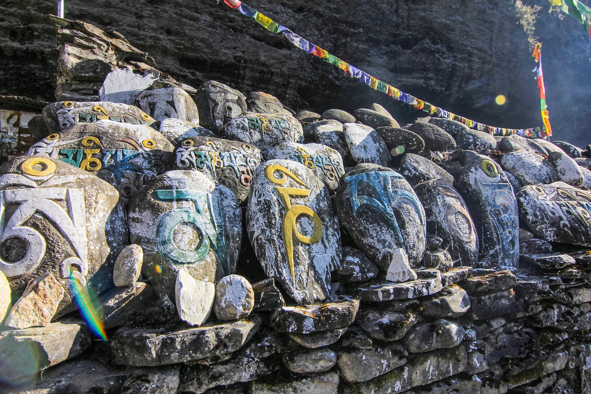 Buddhist prayer stones