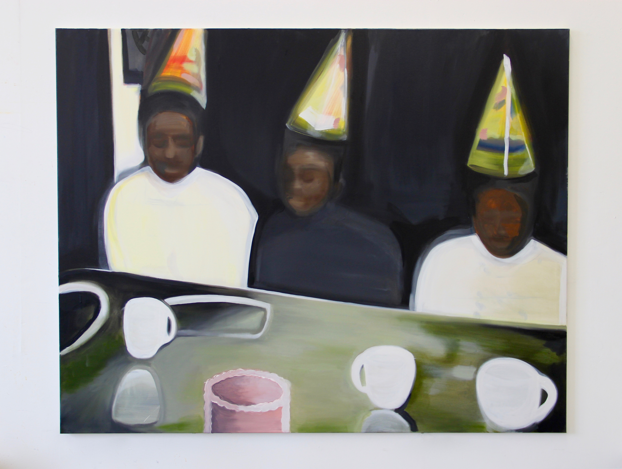   Birthday Party , 2018 Oil on canvas 48 x 60 inches 