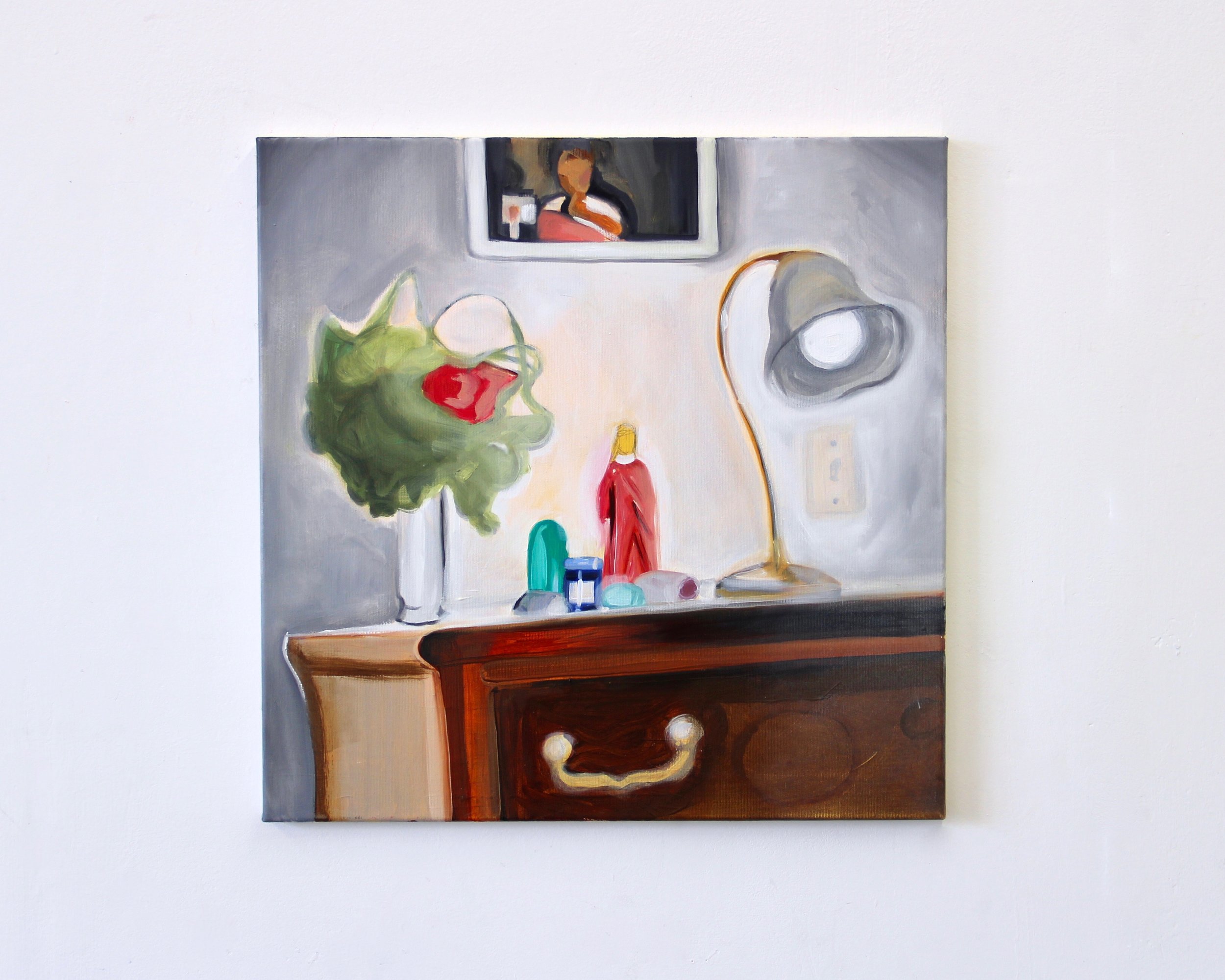  Meridian Still Life 2 , 2018 Oil on canvas 20 x 20 inches 