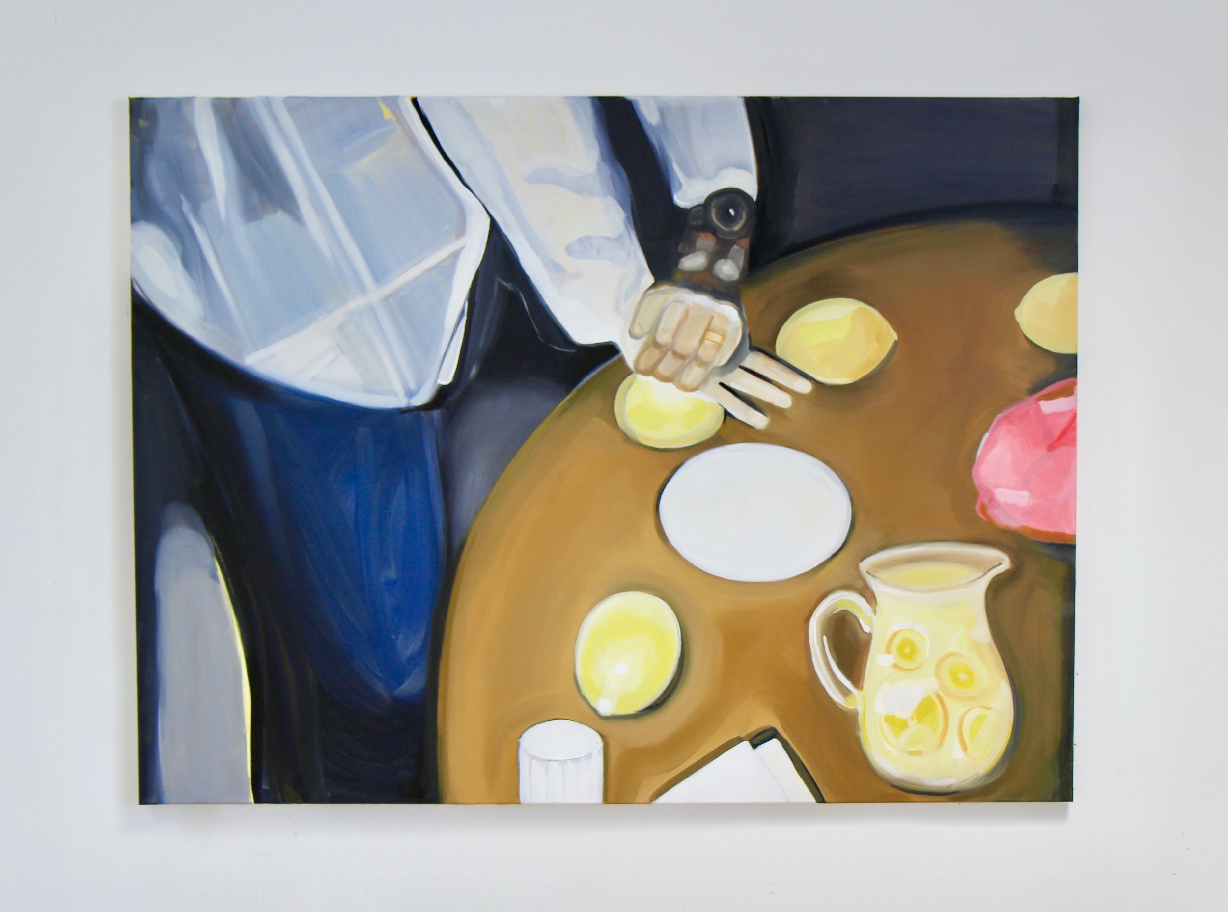   Lemonade , 2018 Oil on canvas 36 x 48 inches 