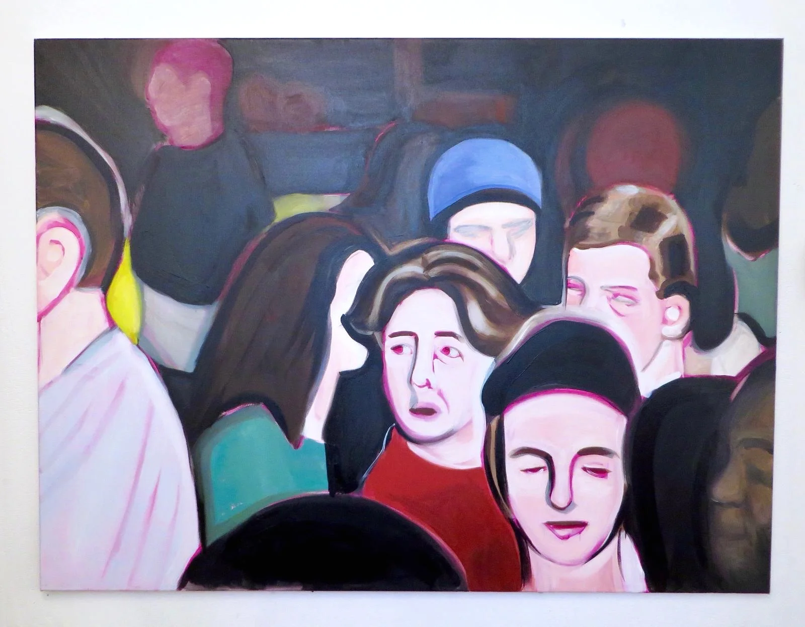 I can’t deny this , 2019 Oil and acrylic on canvas 36 X 48 inches