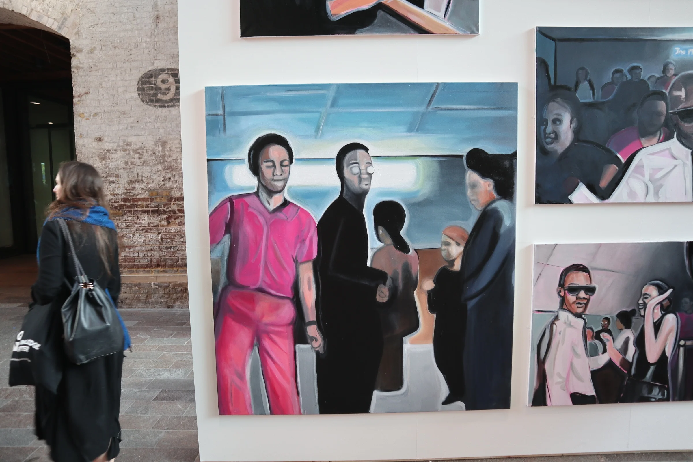 At tha spot , 2019 Oil on canvas 175 x 160 cm