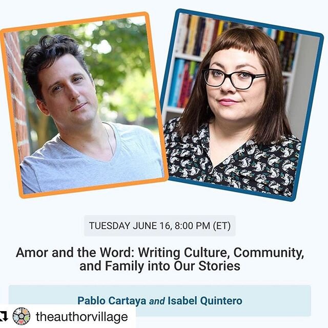 Join us on Tuesday for a great talk  on books, life, and our favorite recipes 😊 Check @theauthorvillage for details!