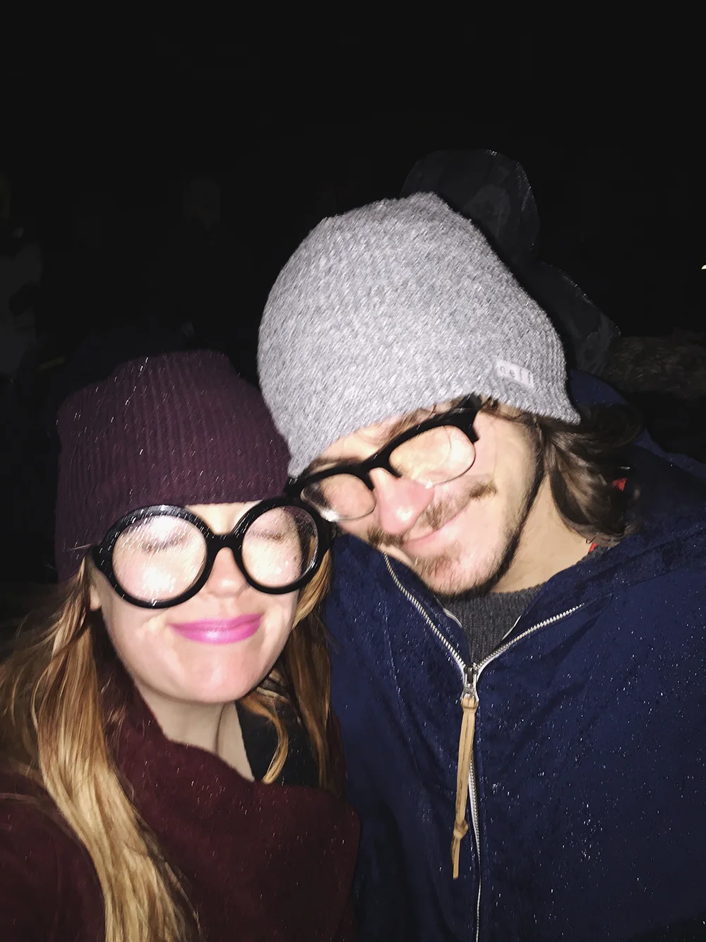 Don't think wearing glasses in Iceland means you'll be able to see.