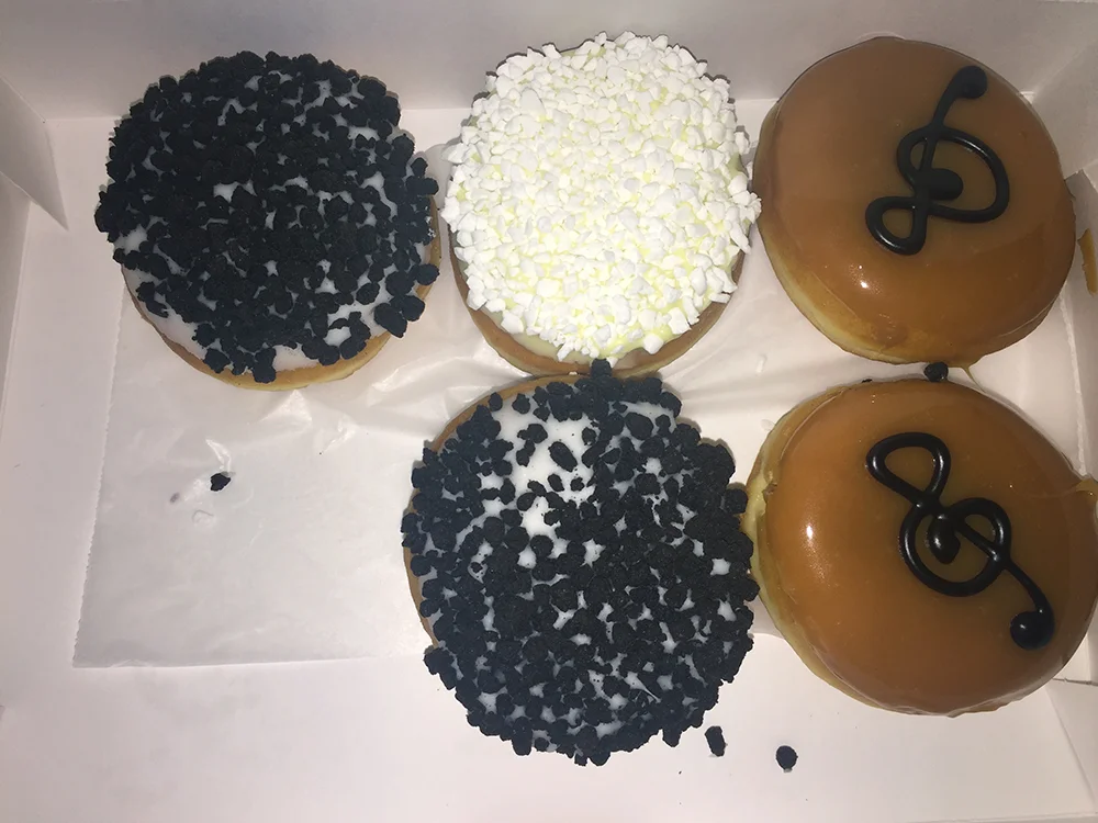 Donuts. We are having donuts for dinner.&nbsp;
