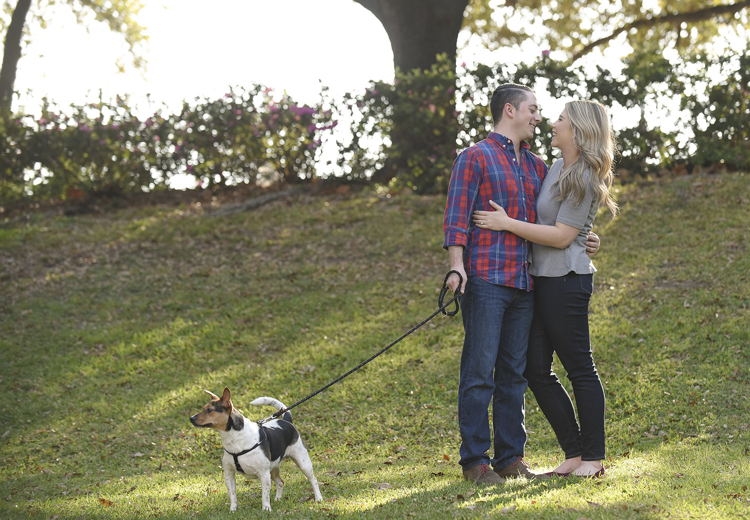 Sam Houston Park Engagement